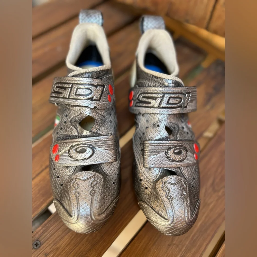 T2 carcon mamba silver snake triathlon Cycling Shoes - Size 7.5 men /9.5 W - Picture 3 of 16